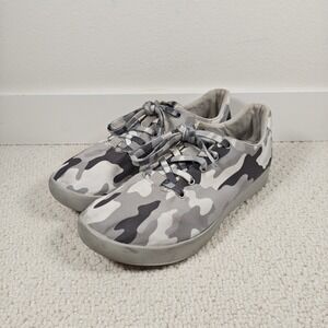Nobull Canvas Trainer Men's 8.5 Women's 10 Workout Shoes Arctic Camo Gray